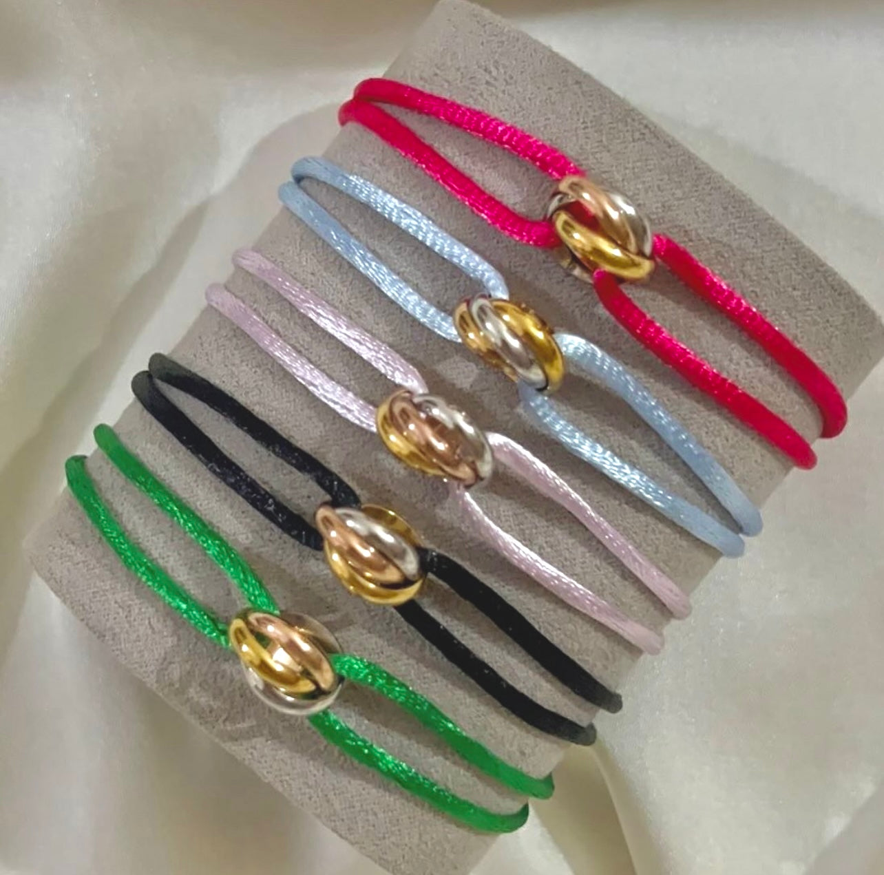 cartier inspired trinity bracelet