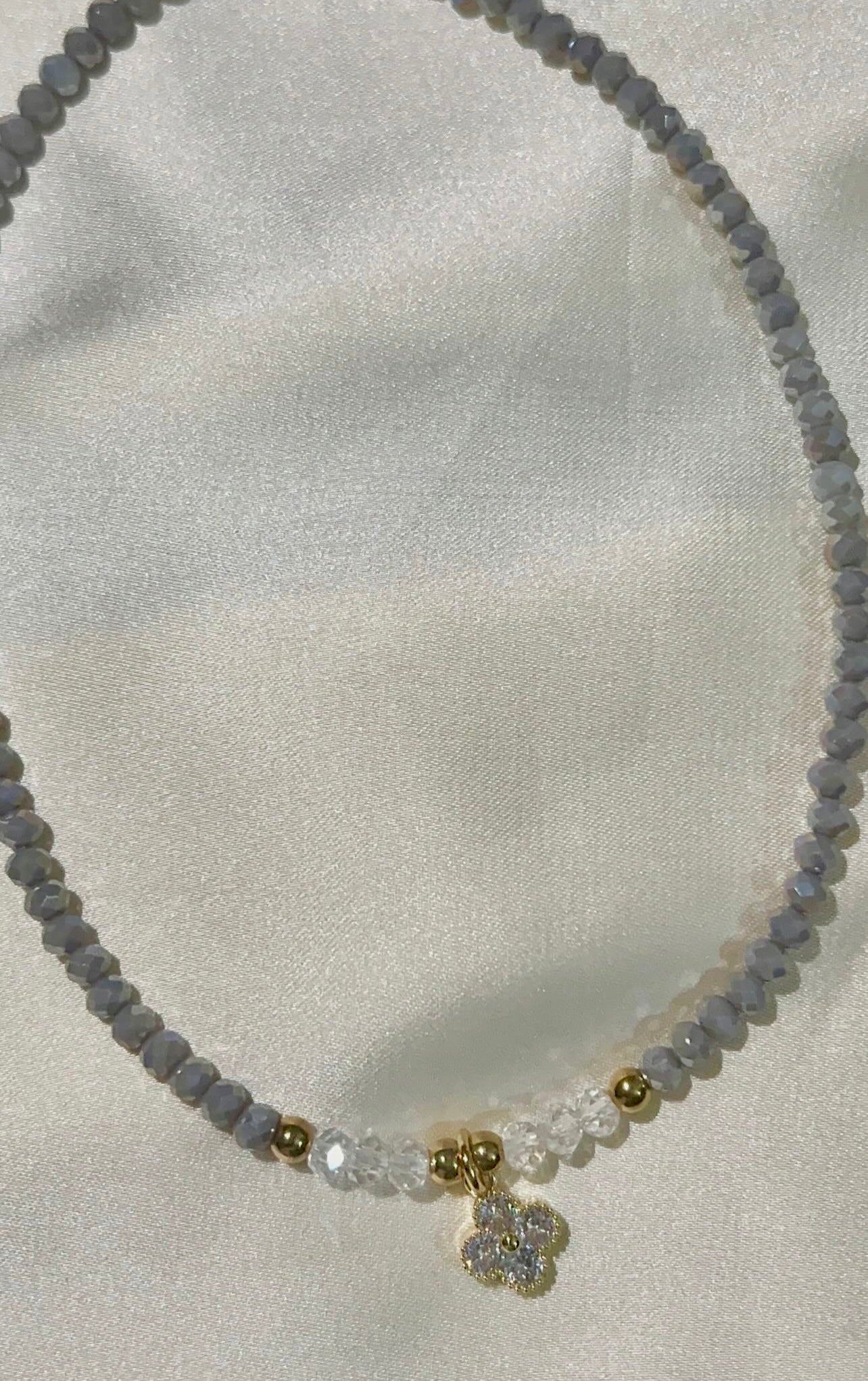 clover charm necklace