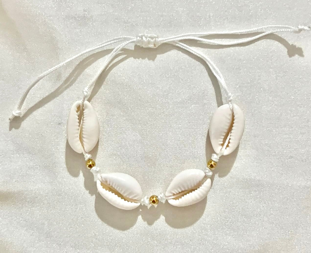 adjustable shell bracelet