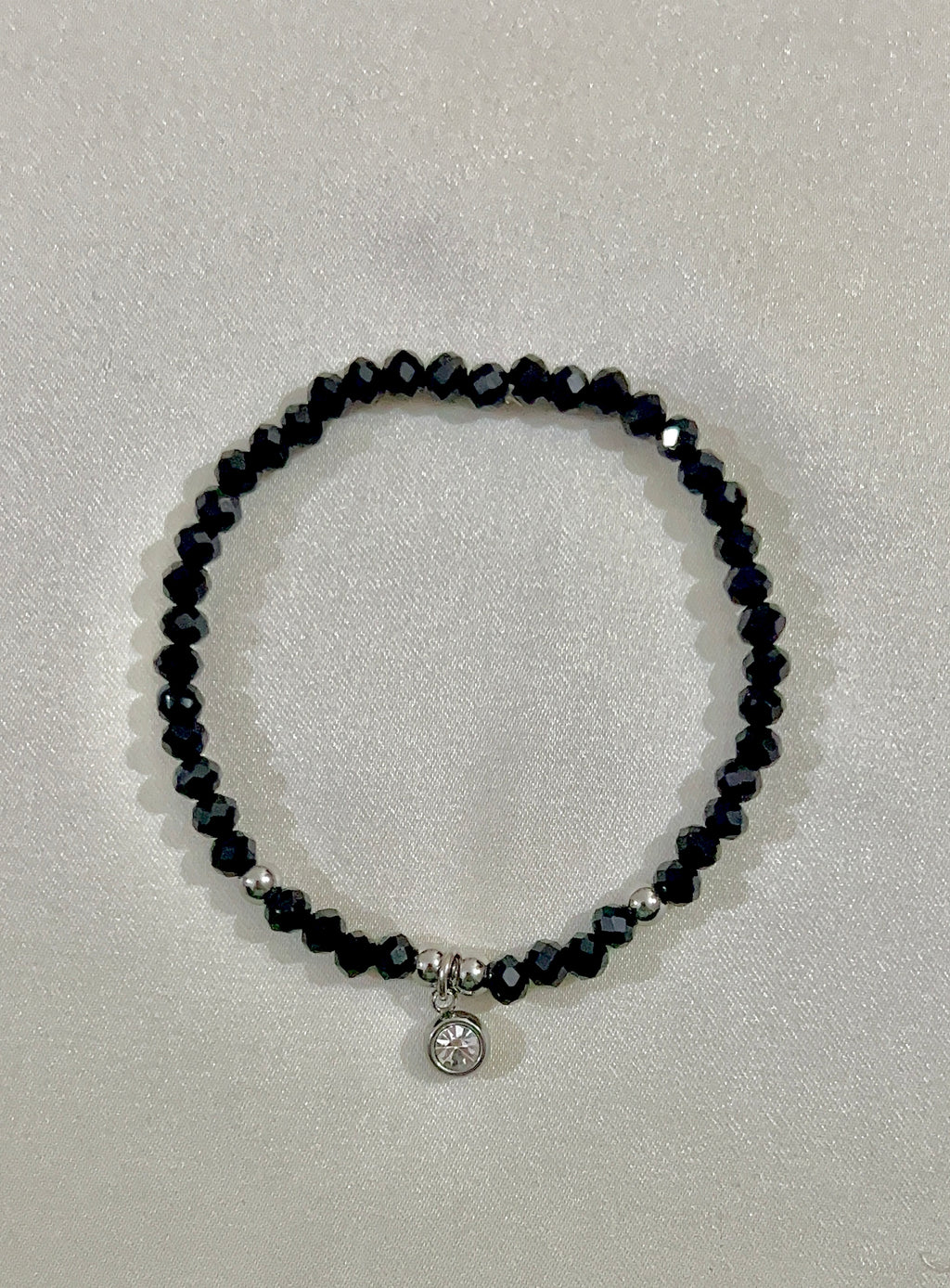 black bracelet stack