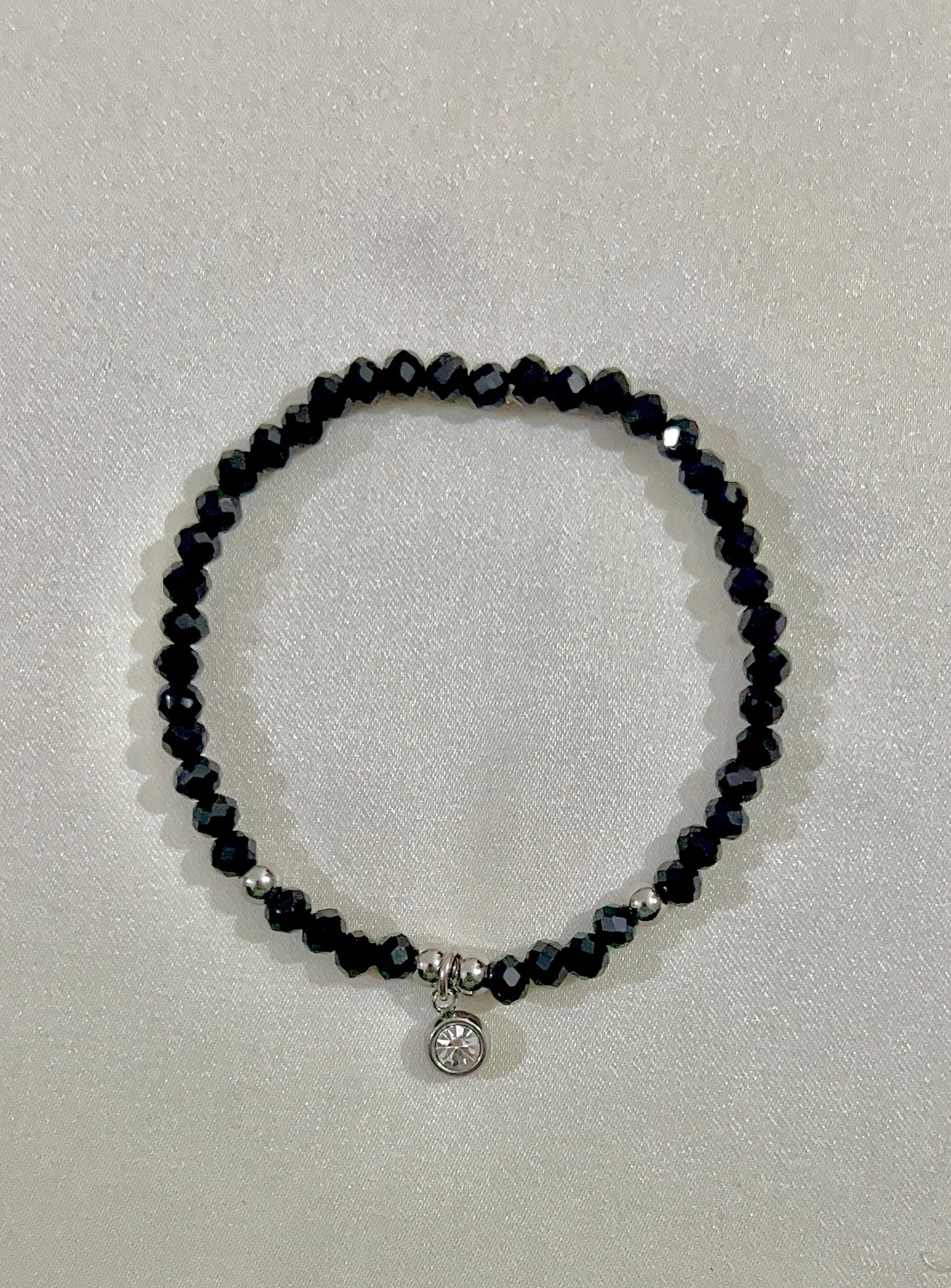 black bracelet stack