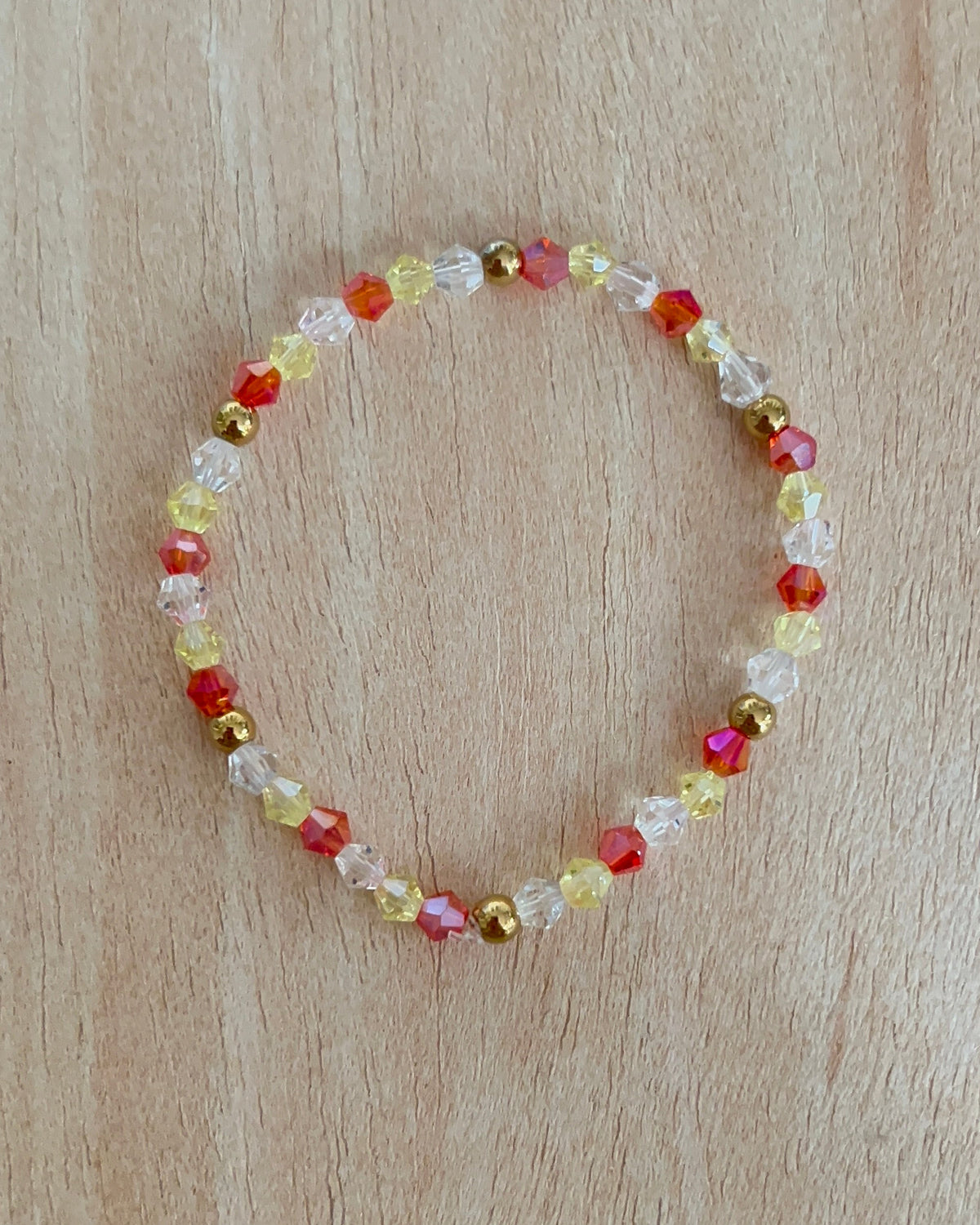 candycorn bracelet