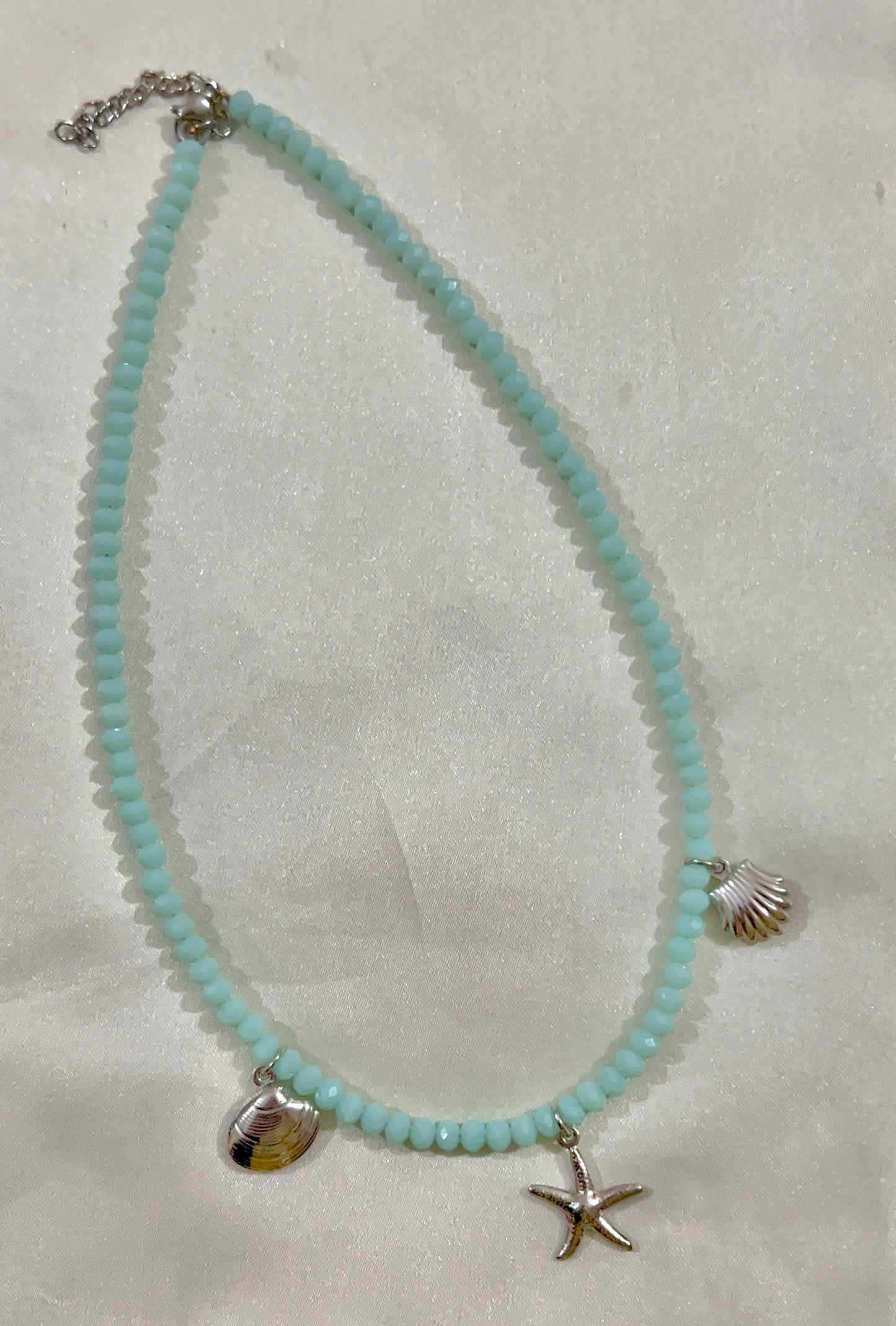 silver charm necklace