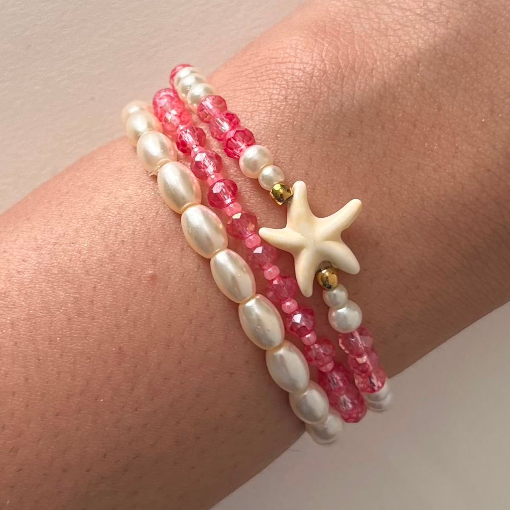 pink starfish stack