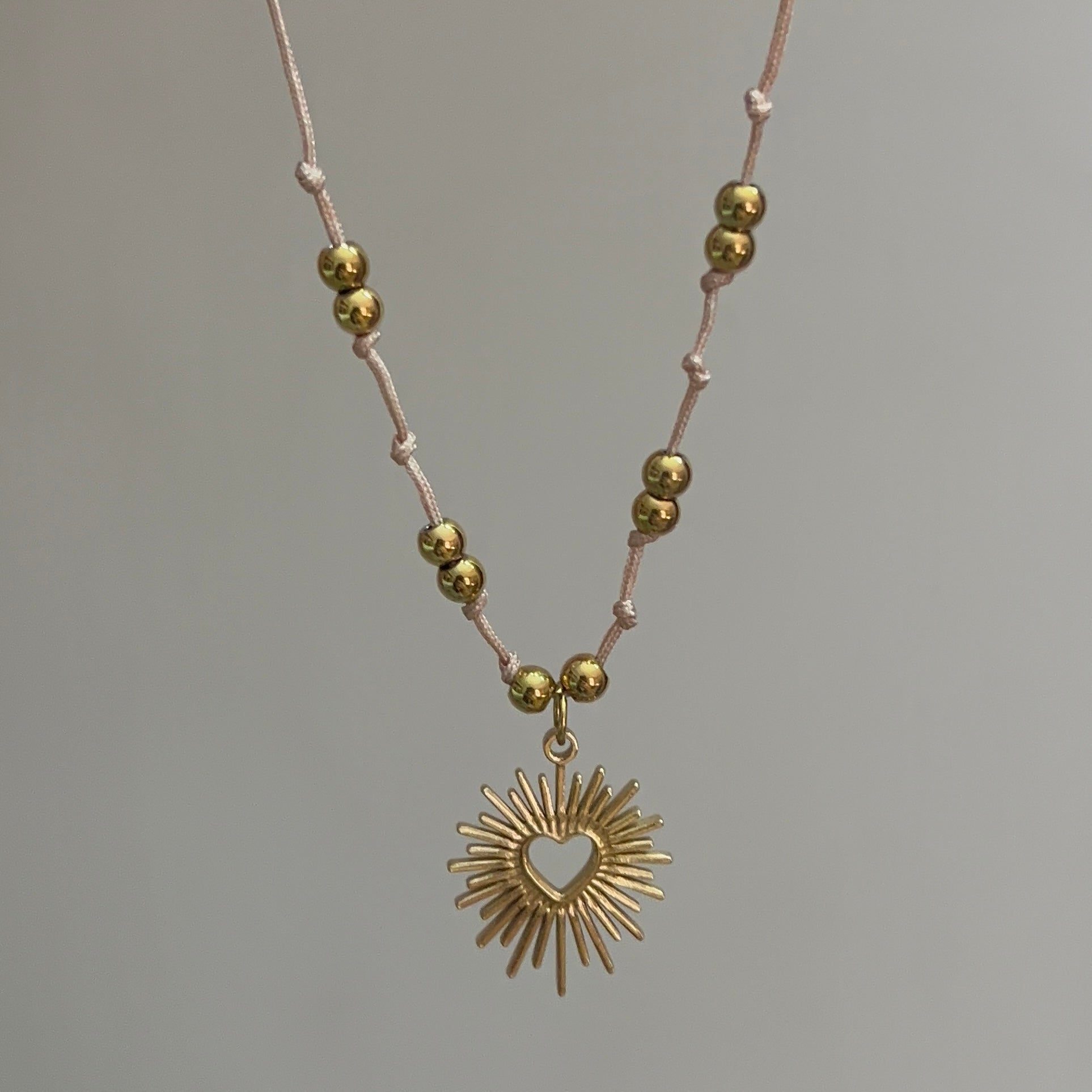 adjustable heart necklace