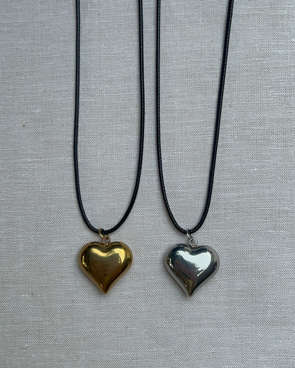 heart cord necklace