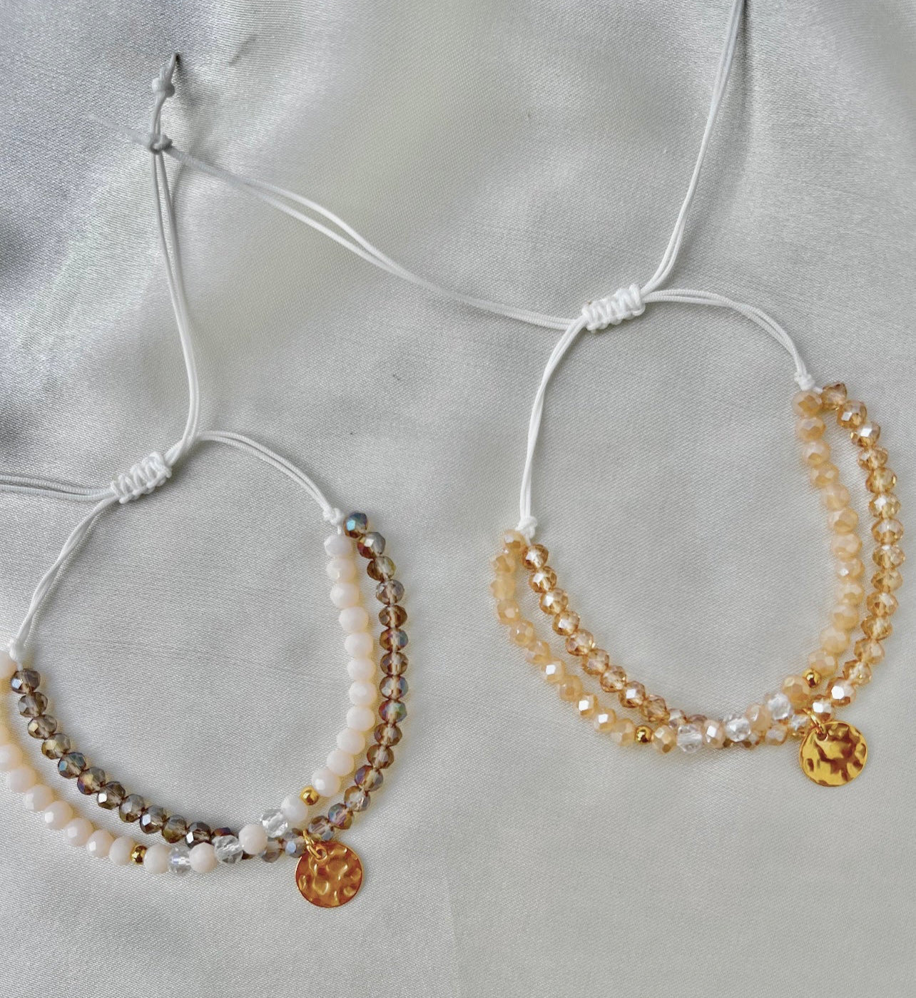 double layered adjustable bracelet