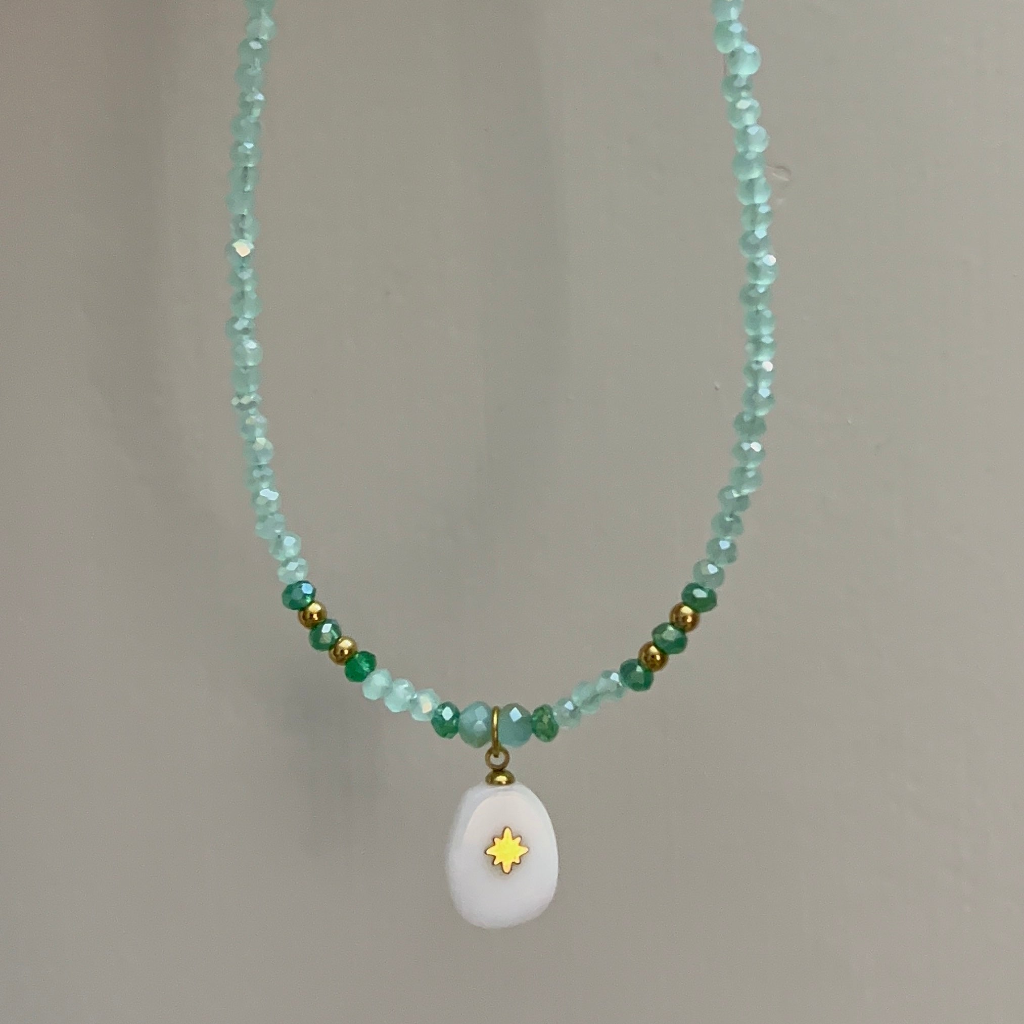 green necklace