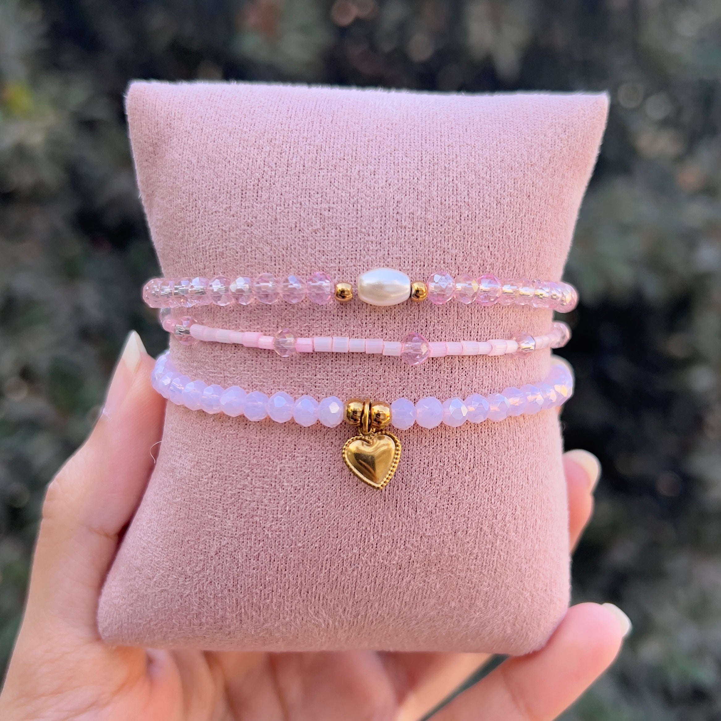 baby pink stack