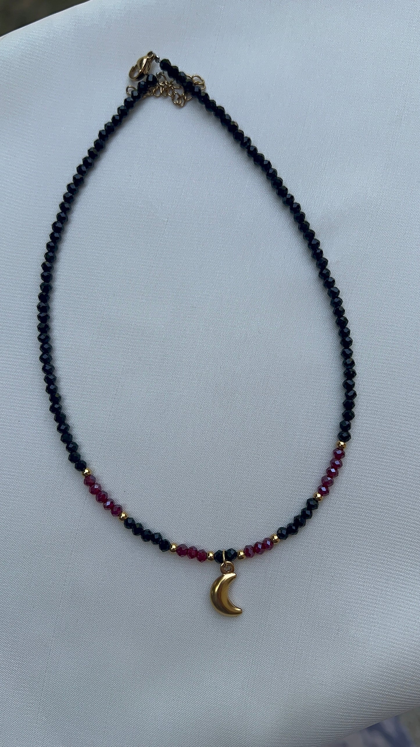 crescent necklace