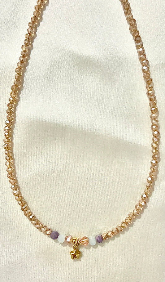 mini star charm necklace