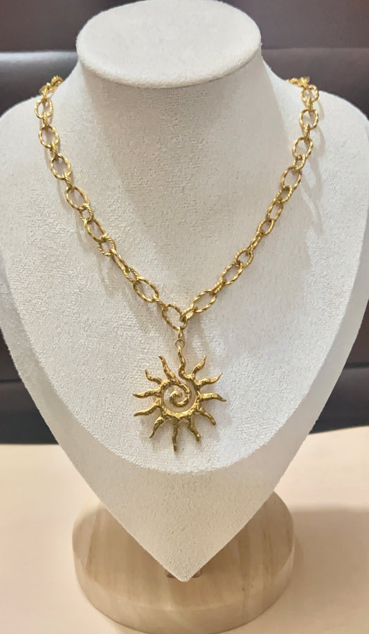 sun necklace