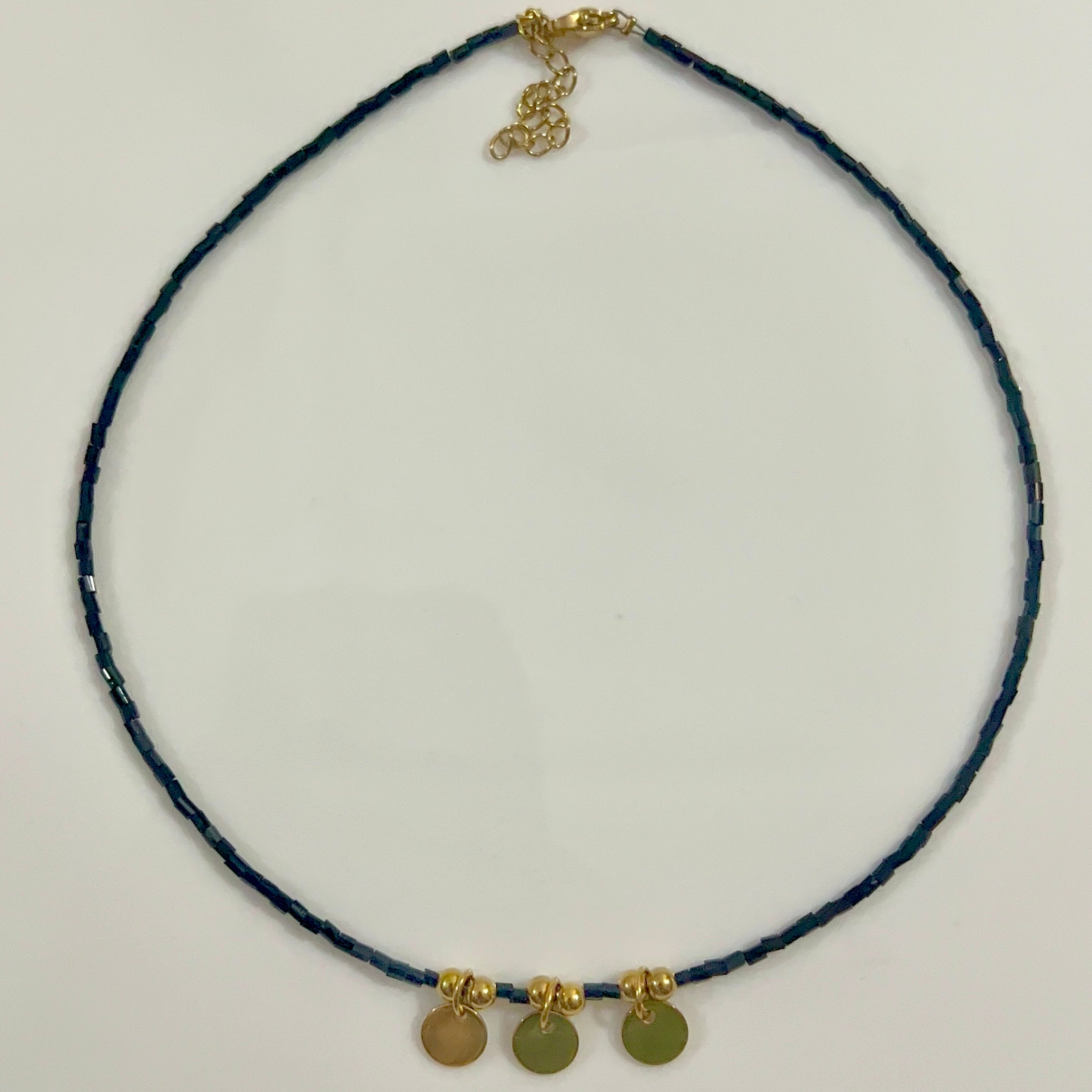 tri-coin necklace